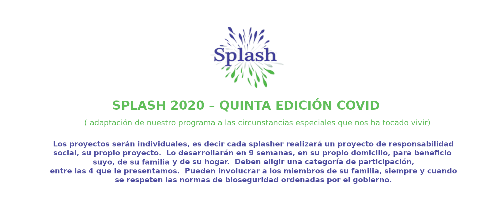 Splash Banner